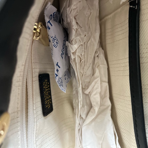 Frances Valentine Black Feathered Women's Bag - Picture 8 of 15